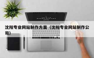 荆门沈阳专业网站制作方案（沈阳专业网站制作公司）